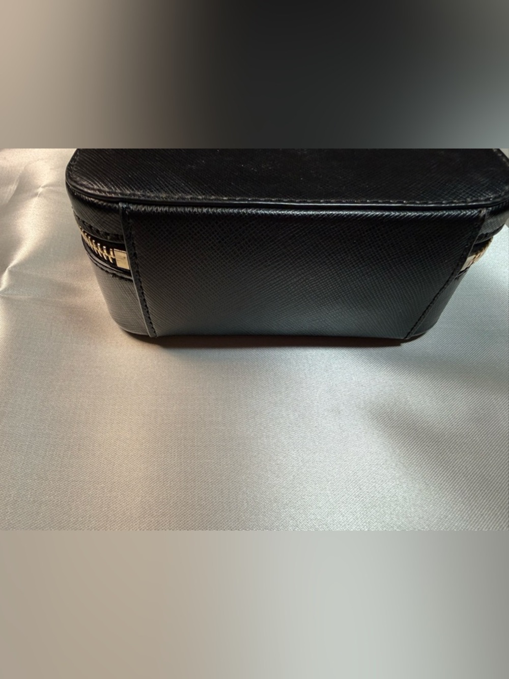 NWOT Kate Spade Black Mini Top-Handle Crossbody with Gold Hardware and Scarf - Picture 8 of 11